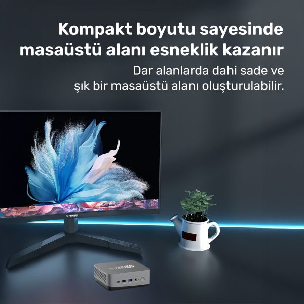 RaXius MP AD16 i3 UHD13-315U i3-1315U Mini PC - Görsel 7